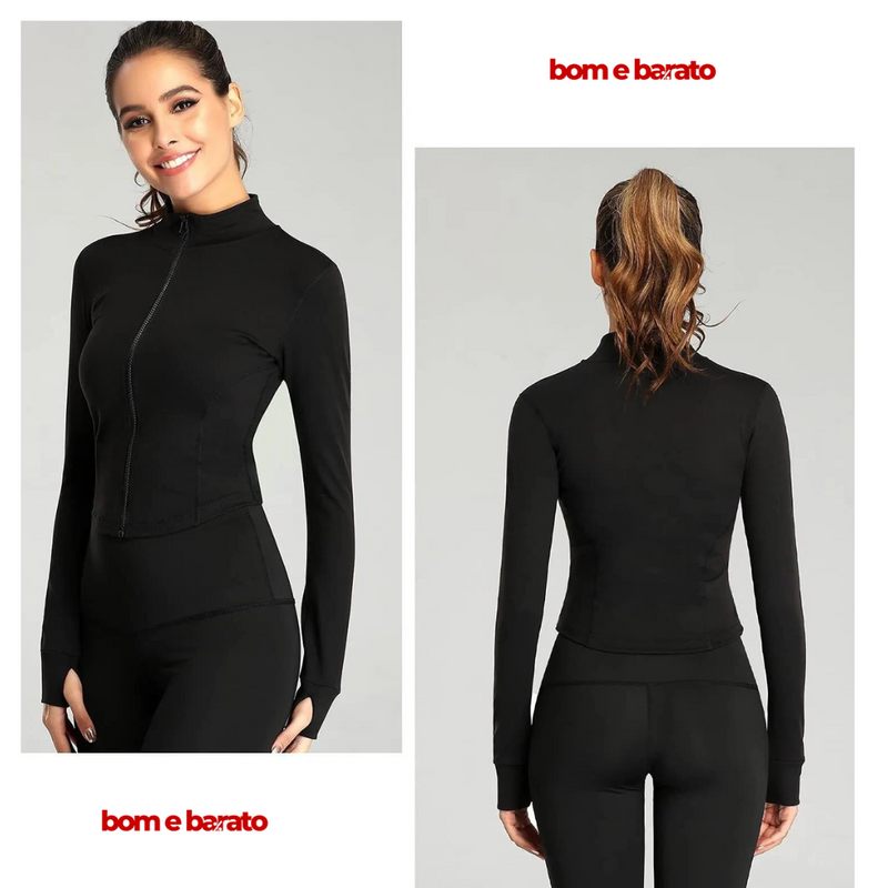 "Jaqueta Slim Fit Feminina