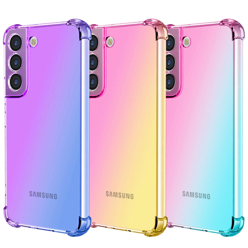 Capa Protetora TPU com Airbag Gradiente à Prova de Choque para Samsung Galaxy e mais..